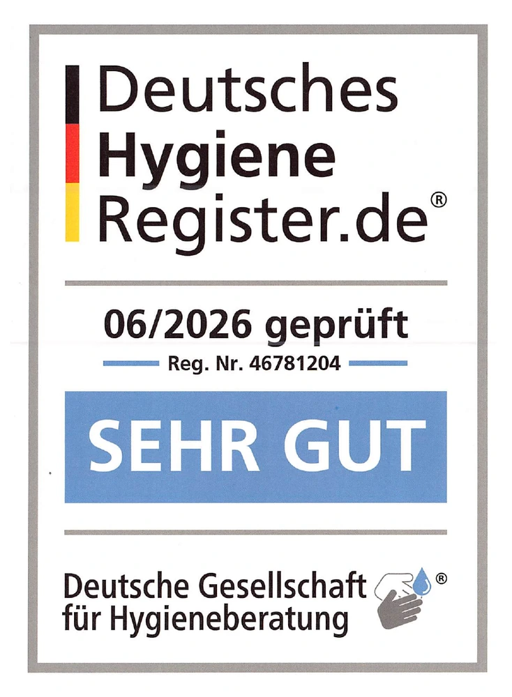 Deutsches Hygiene Register, 06/2026 geprüft, sehr gut